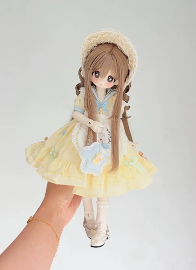 Shan Tang BJD Yellow Dress Set for 1/6 Size Ball-jointed Doll