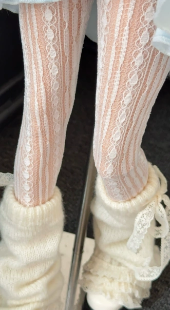 TBDOLL BJD White Lace Stockings《Maiden's Wish》 for 62/68/71cm Size Ball Jointed Doll