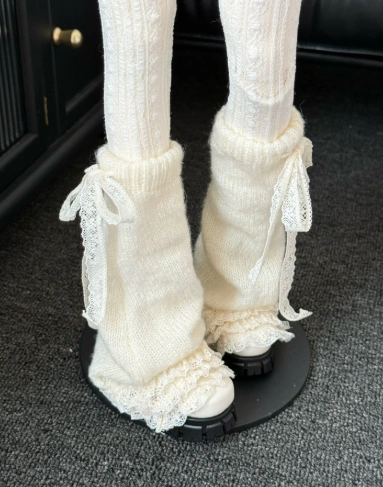 TBDOLL BJD Off-white Knitted Leg Warmers《Maiden's Wish》 for 62/68/71cm Size Ball Jointed Doll
