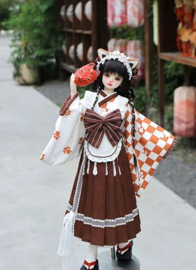 BJD Clothes【Warm Fluff Dining Room】Outfit Set for MSD Size Ball-jointed Doll