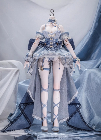 BJD Clothes 《Misty Blue Star》Stering Outfit for 44cm Girl Ball-jointed Doll (Limited to 50 Sets)