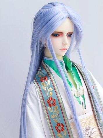 BJD Wig 1/3 Male Blue Ancient Hair Wig for SD Size Ball-jointed Doll