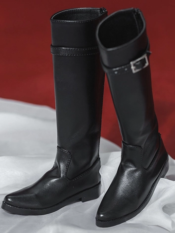 70cm Male Shoes Black Boots Rshoes70-31 for 70cm Size Ball-jointed Doll