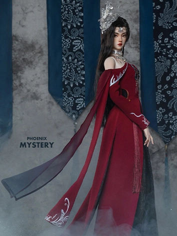 BJD Clothes Girl Outfit (with Headwear, Bag) 66MC0007 for 66cm Size Ball-jointed Doll