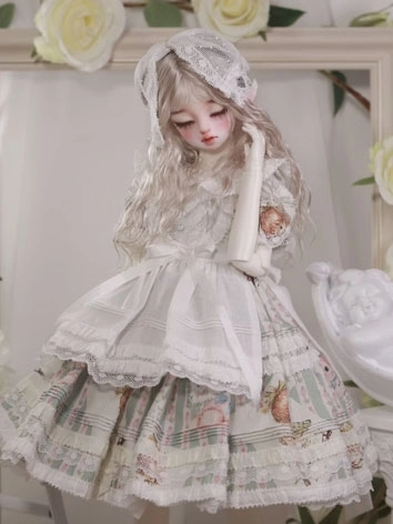 BJD Clothes Spring Outing Dress Suit for MSD Size Ball-jointed Doll