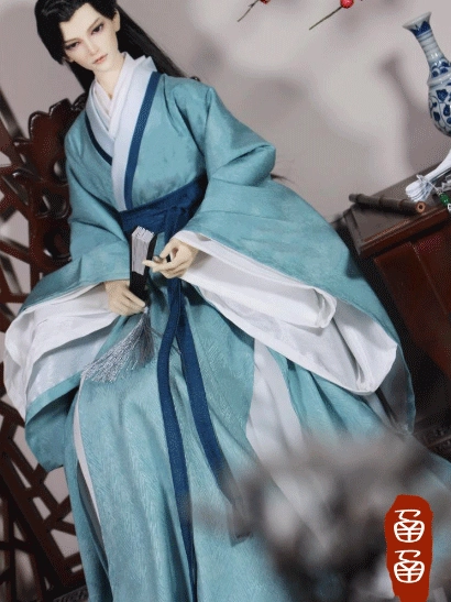 BJD Clothes Ancient Suit for Loongsoul73 Size Ball-jointed Doll