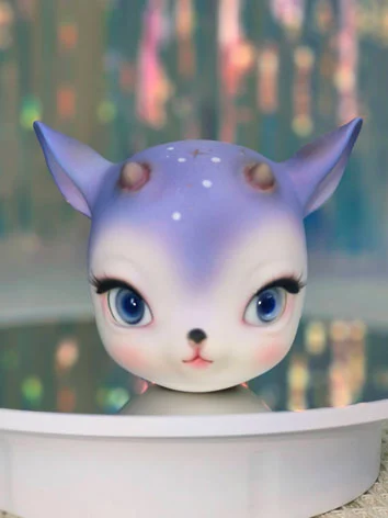 In Stock BJD Deer Head with faceup (Lucky) for MSD/YOSD Body Ball-jointed Doll