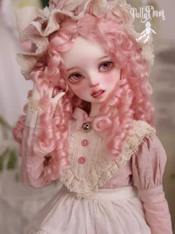 BJD Wig Central Parting Retro Curly Hair for SD MSD YOSD Size Girl Ball-jointed Doll